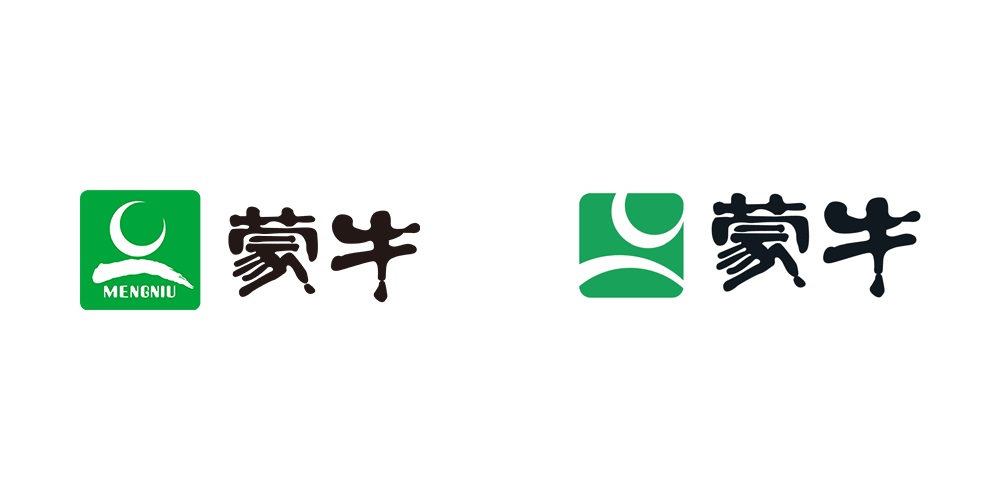 \"蒙牛logo升級(jí),品牌設(shè)計(jì)\"